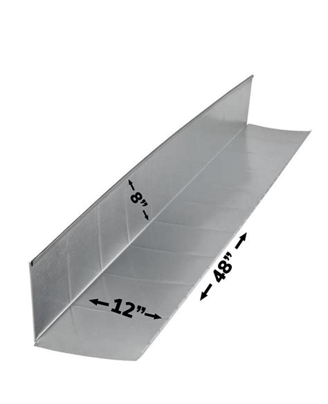 a long rectangular sheet of metal 12 in|12 inch wide sheets.